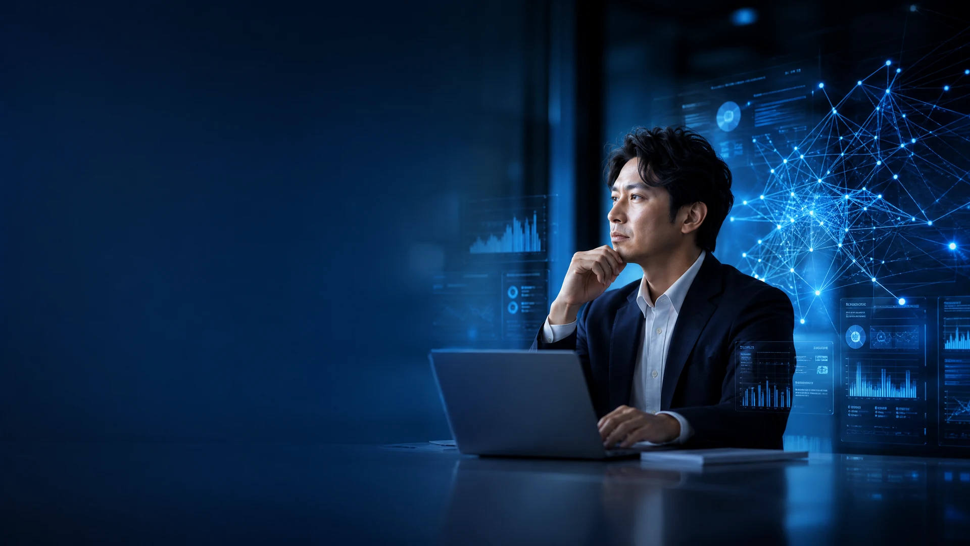 AIで作業を効率化し、人が判断に集中する様子
