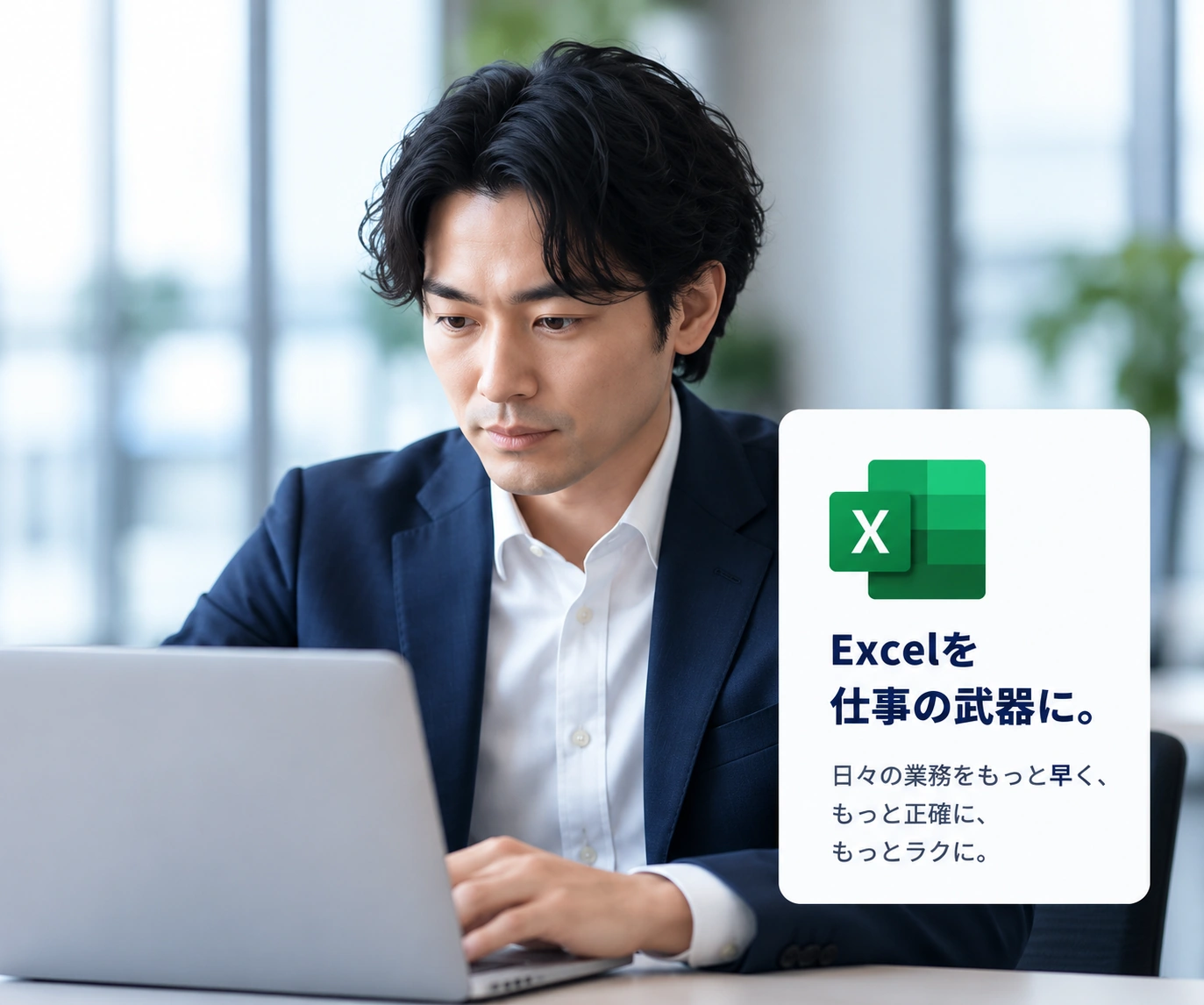Excelの業務改善について考えるコンサルタント