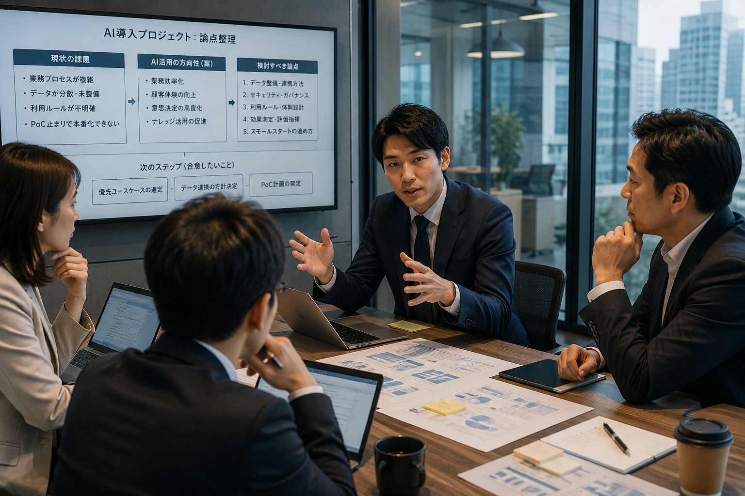 クライアントとの議論