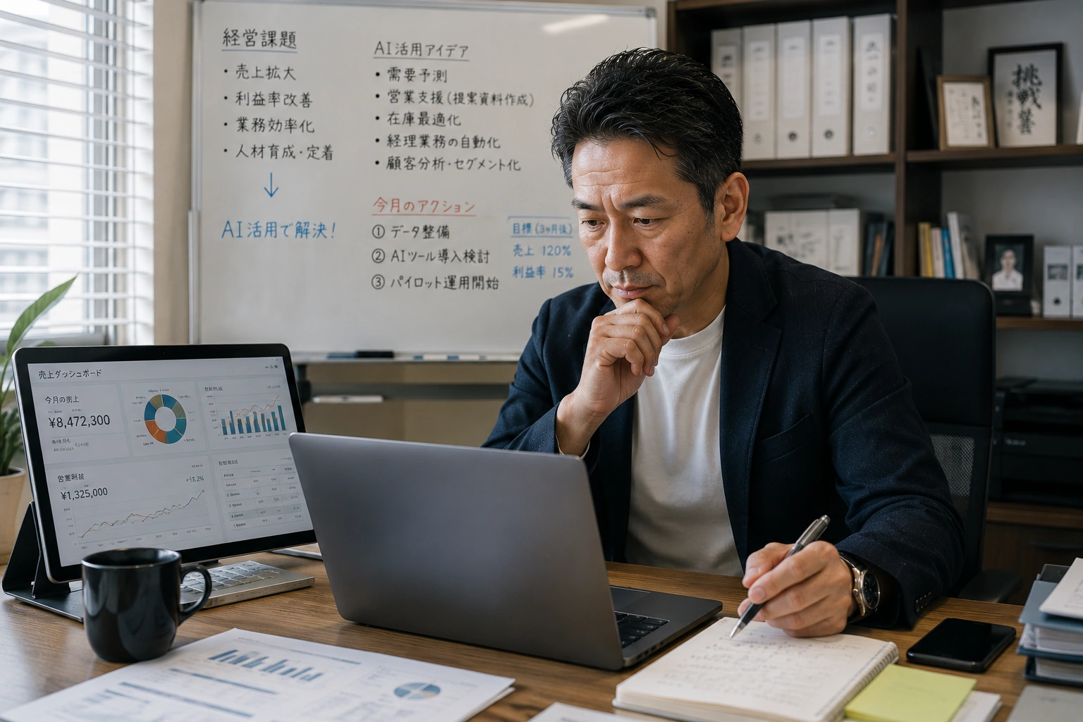 AIを主体的に活用する経営者