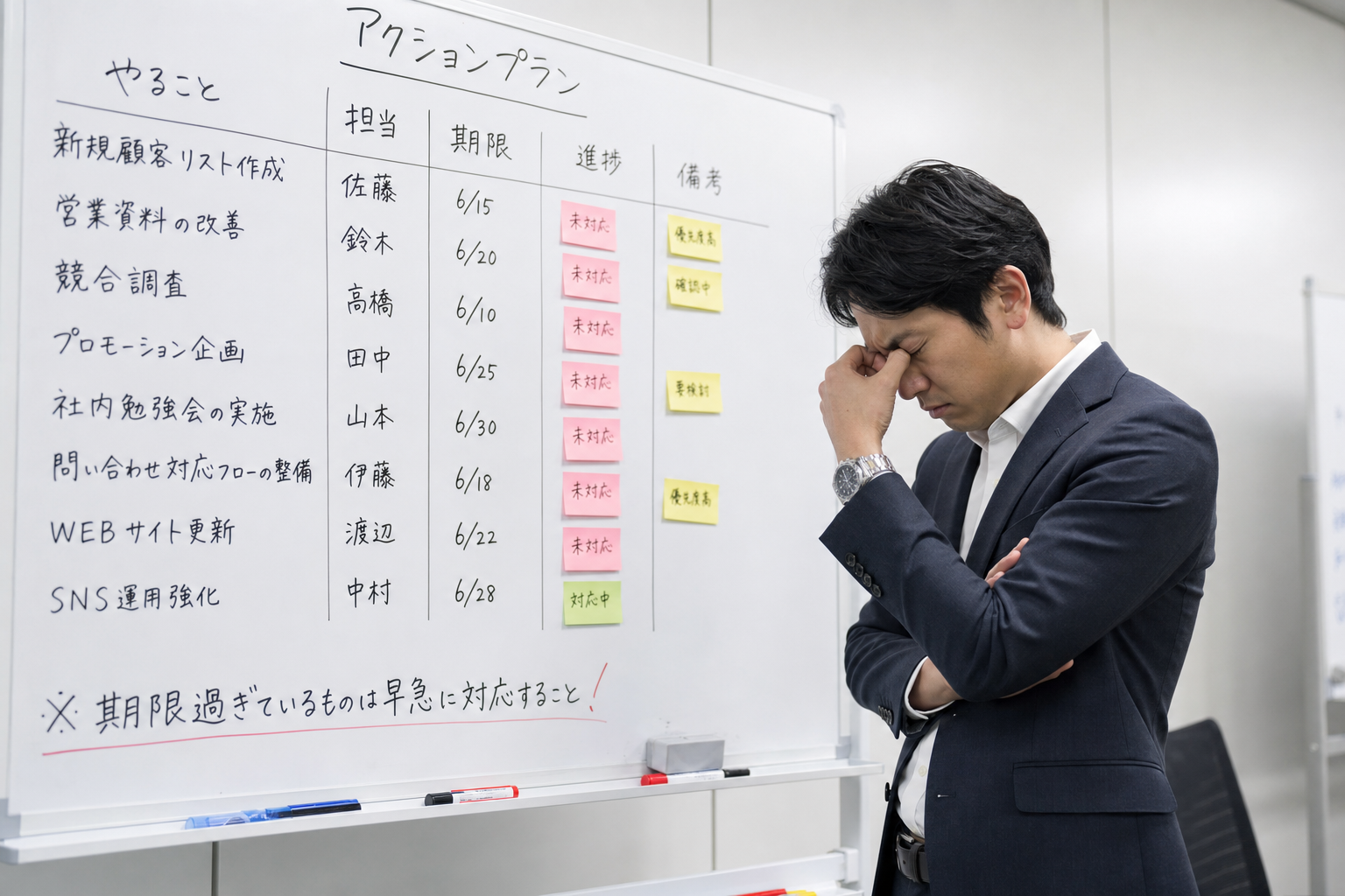 PDCAが回らない