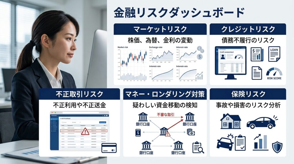 AIが予測する金融リスクの種類