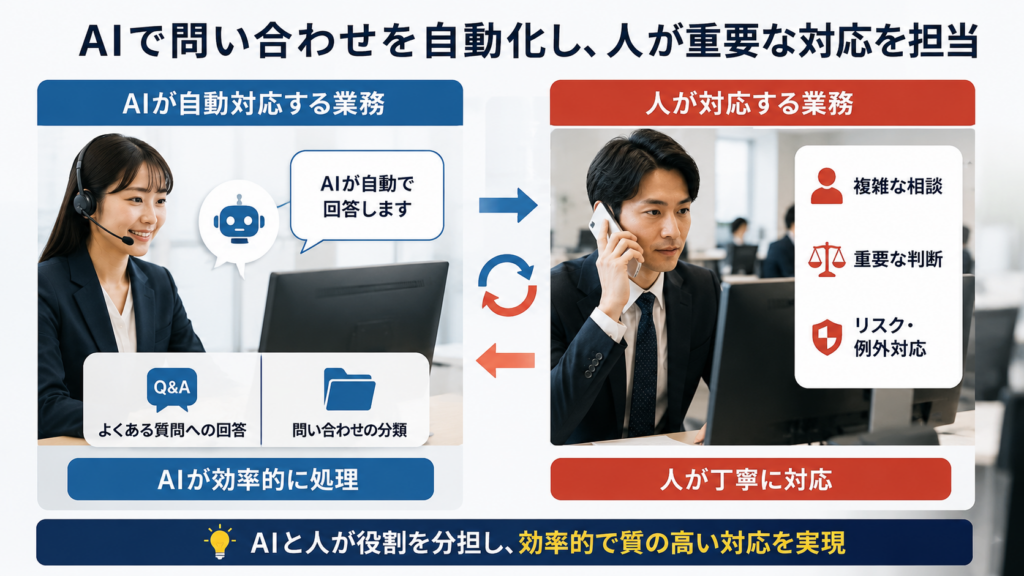 AIで問い合わせ対応をどこまで自動化できるのか