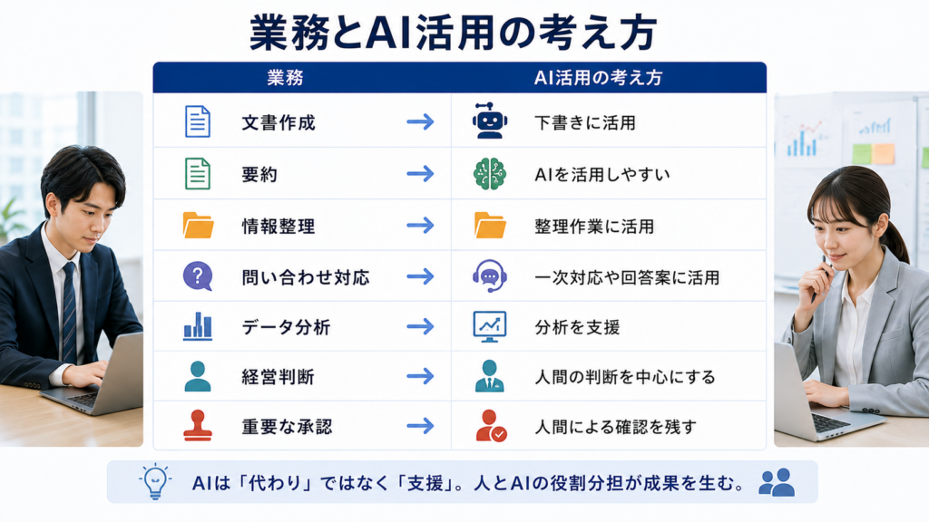 AIと相性の良い業務の特徴