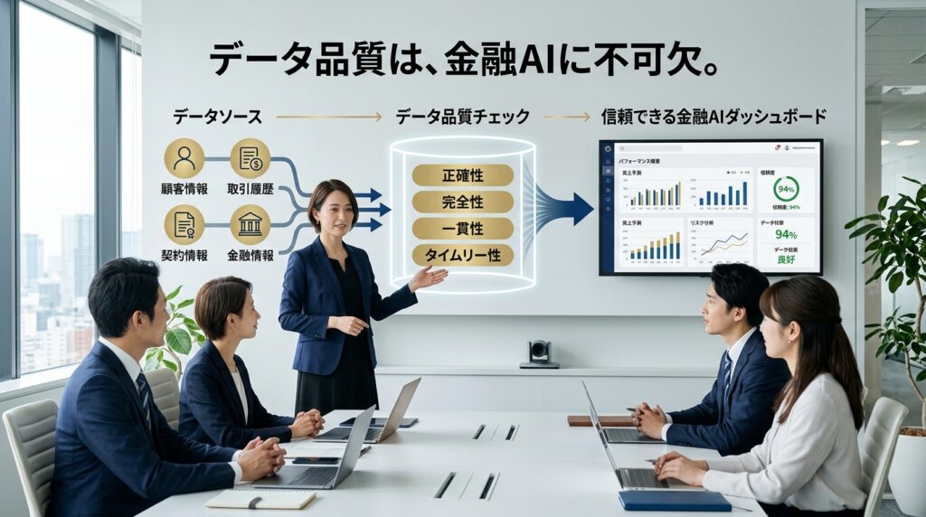 金融AIでデータ品質が重要な理由