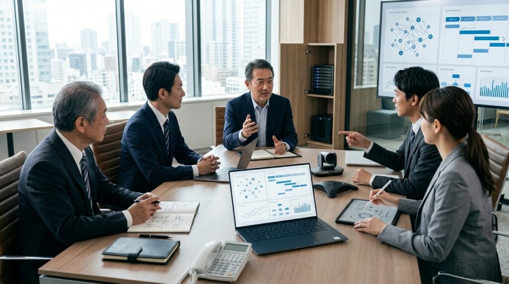 会議データに含まれる発言や議事録などの情報