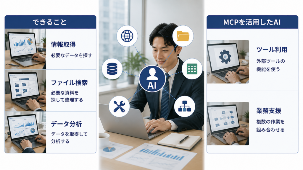 MCPによってAIのできることが広がる仕組み
